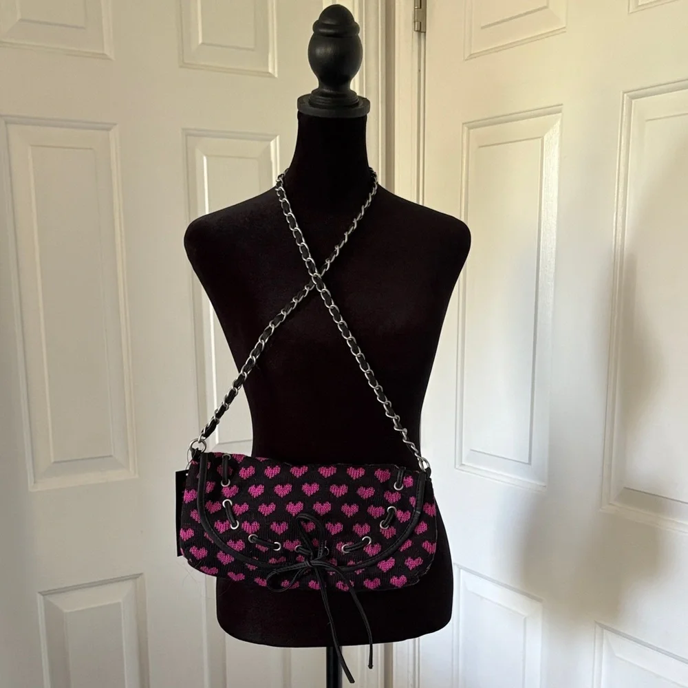 My Heart Lab NWT Pink Heart Crossbody Bag